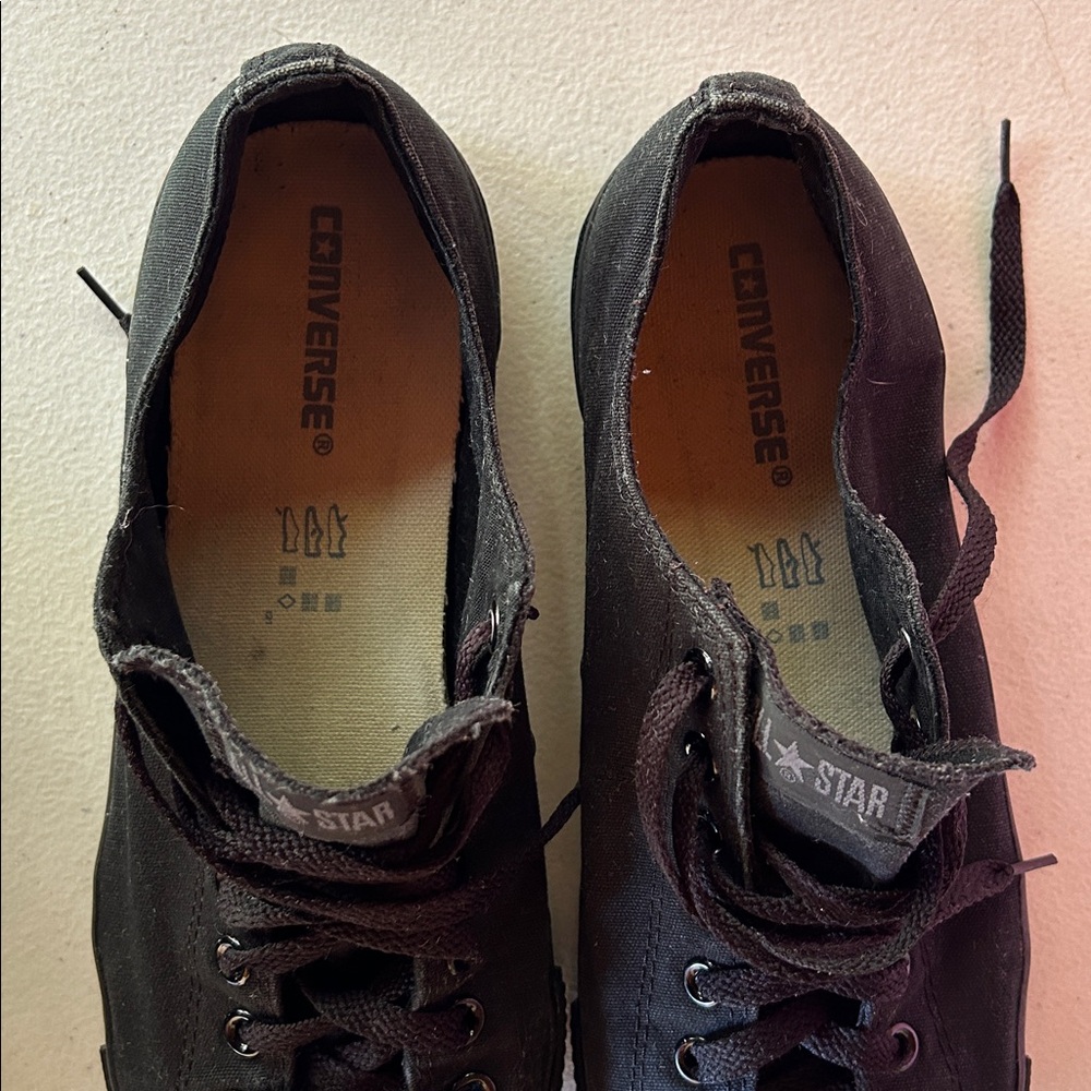 Converse Black Canvas Men's Sneakers - Picture 7 of 8